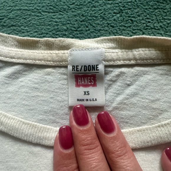 Re/Done “Can You Not” Graphic T-shirt XS GUC - Picture 3 of 5